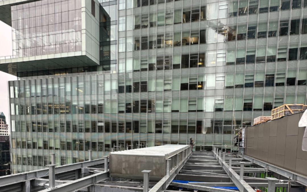 Baffle Installations at Telus Gardens