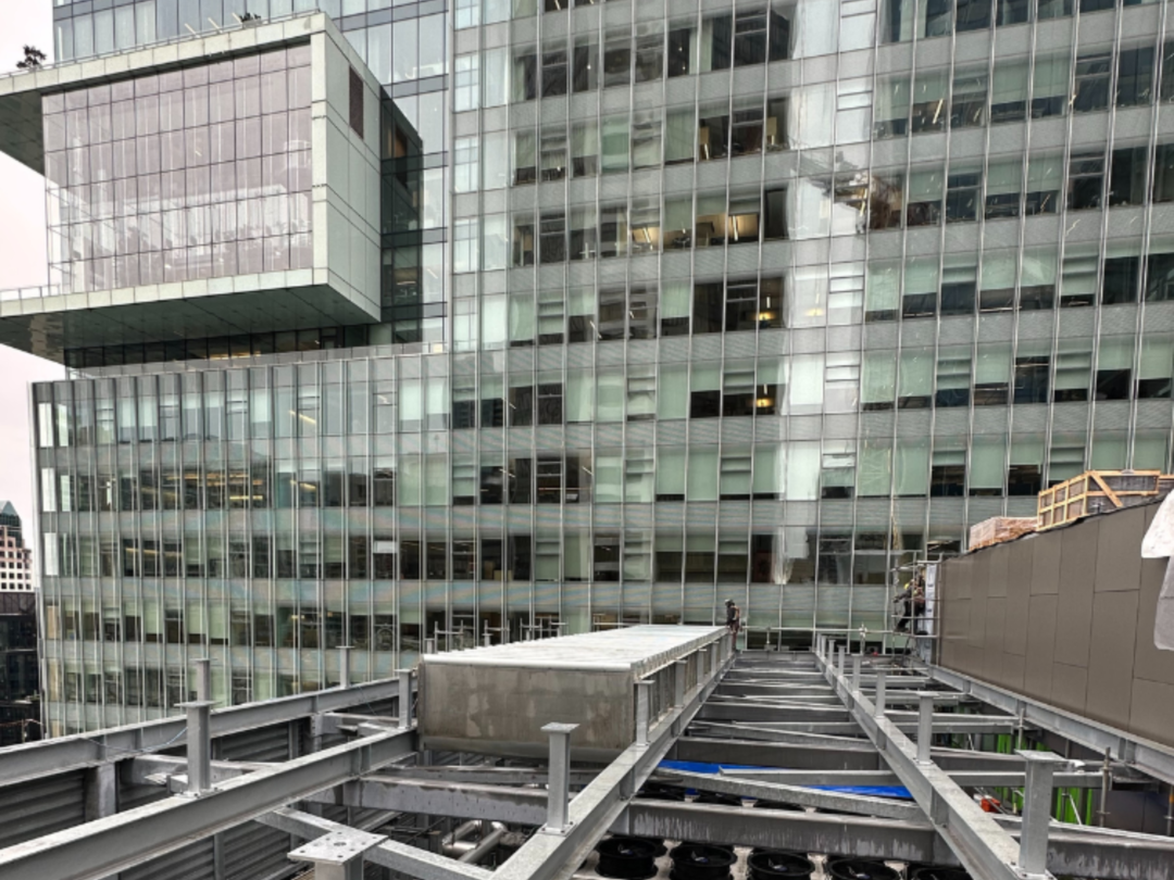 Baffle Installations at Telus Gardens